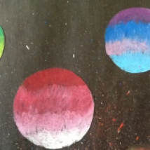 Detail of planets